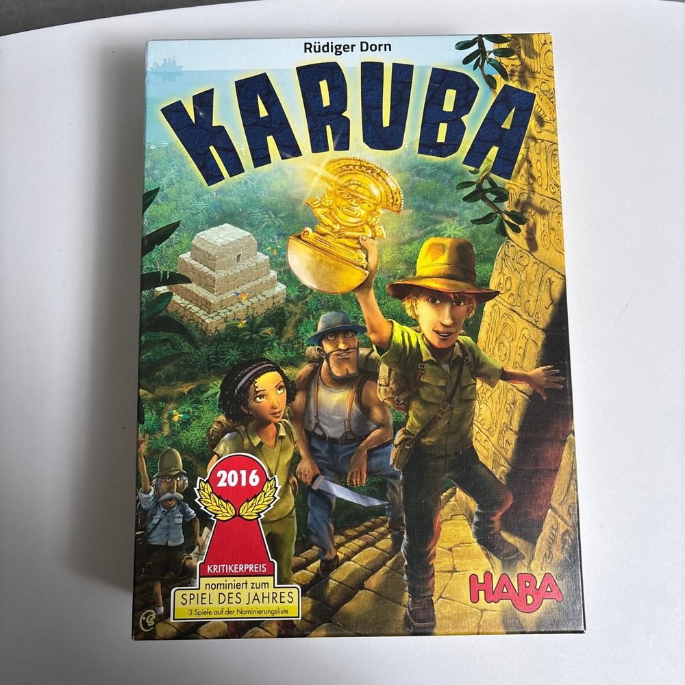 HABA Karuba Board Game Strategy Tile Laying Adventure Family Kids Germany Made